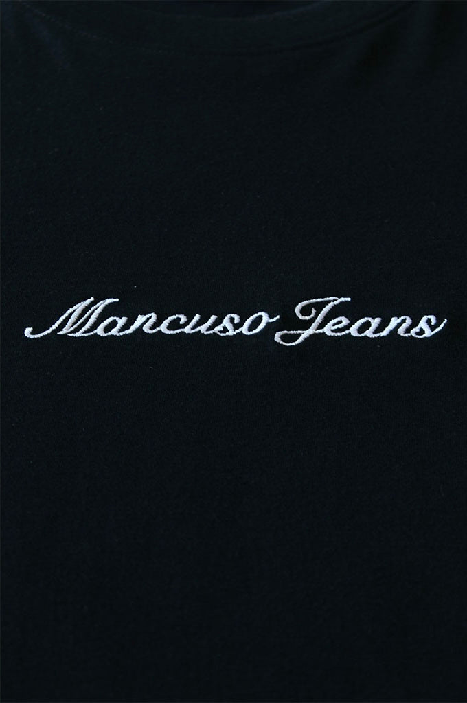 Embroidered T-Shirt In Black
