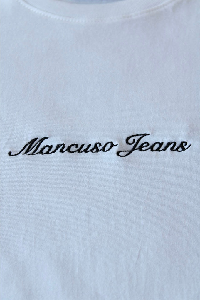 Embroidered T-Shirt In White