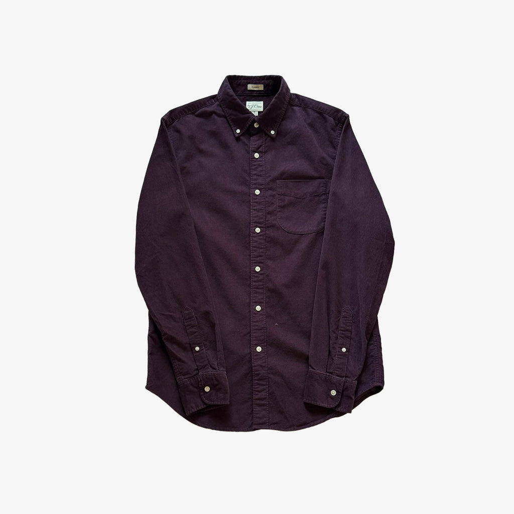 J. Crew Purple Corduroy Button Up Shirt