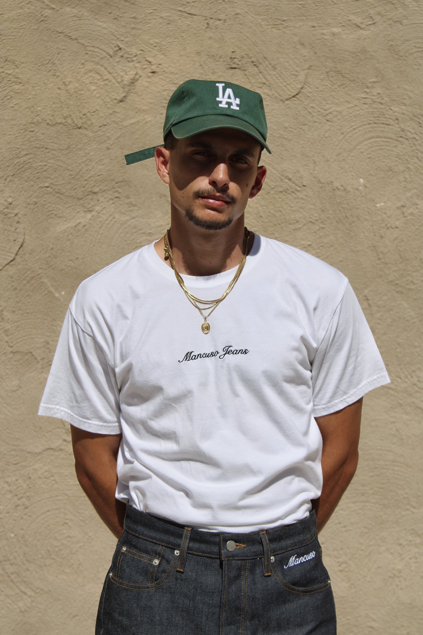Embroidered T-Shirt In White