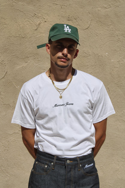 Embroidered T-Shirt In White