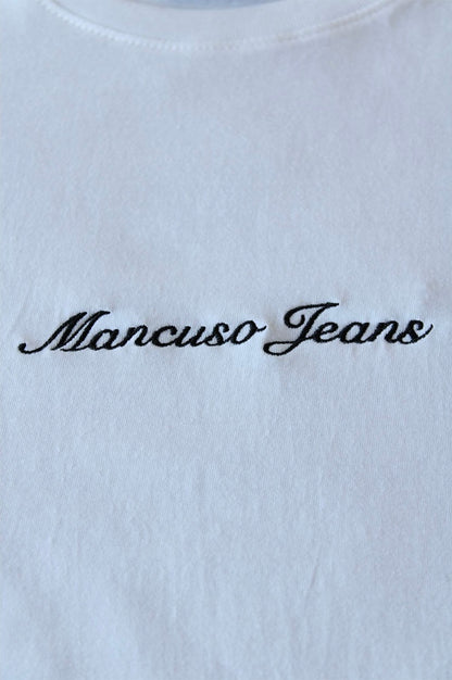 Embroidered T-Shirt In White