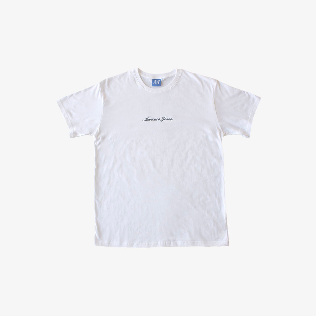 Embroidered T-Shirt In White