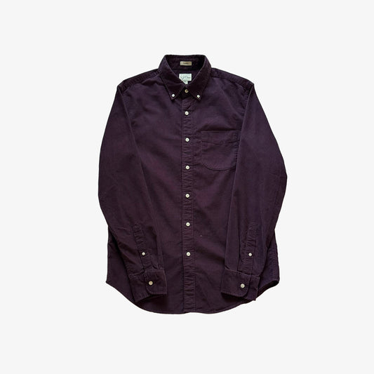J. Crew Purple Corduroy Button Up Shirt