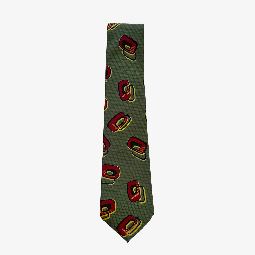 Green Silk Tie