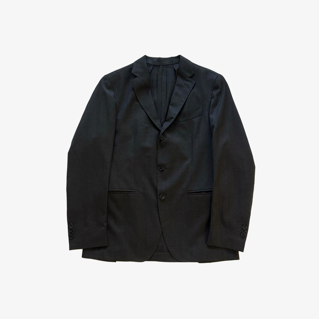 Danpol Torino Windowpane Charcoal Suit Jacket
