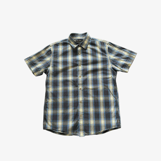 Banana Republic Short Sleeve Plaid Button Up Shirt