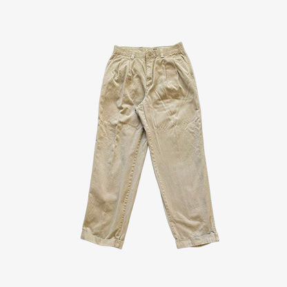 GAP Relaxed Pleated Cotton Chinos