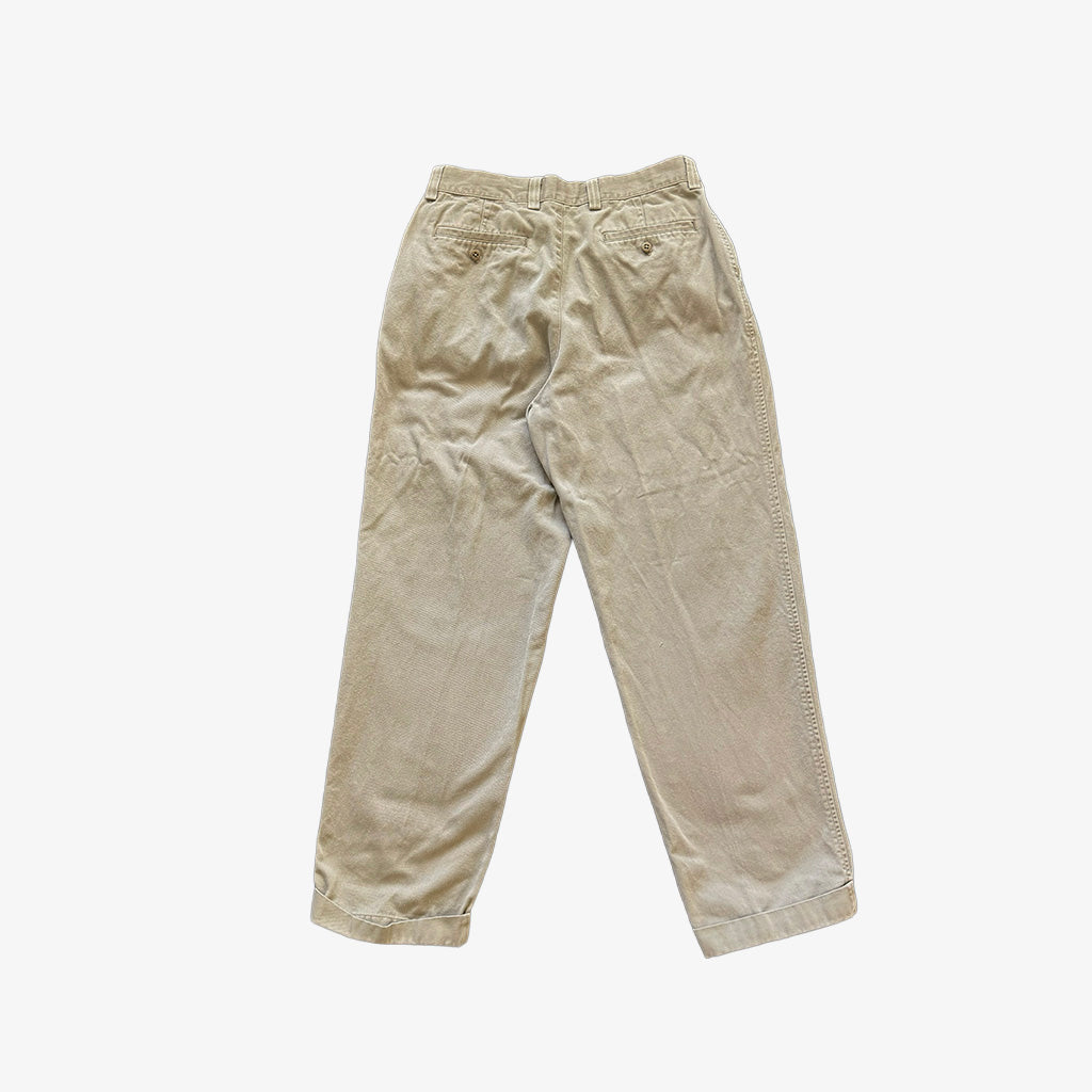 GAP Relaxed Pleated Cotton Chinos