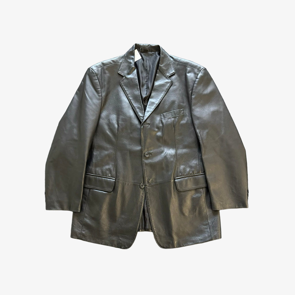 Leather Suit Jacket