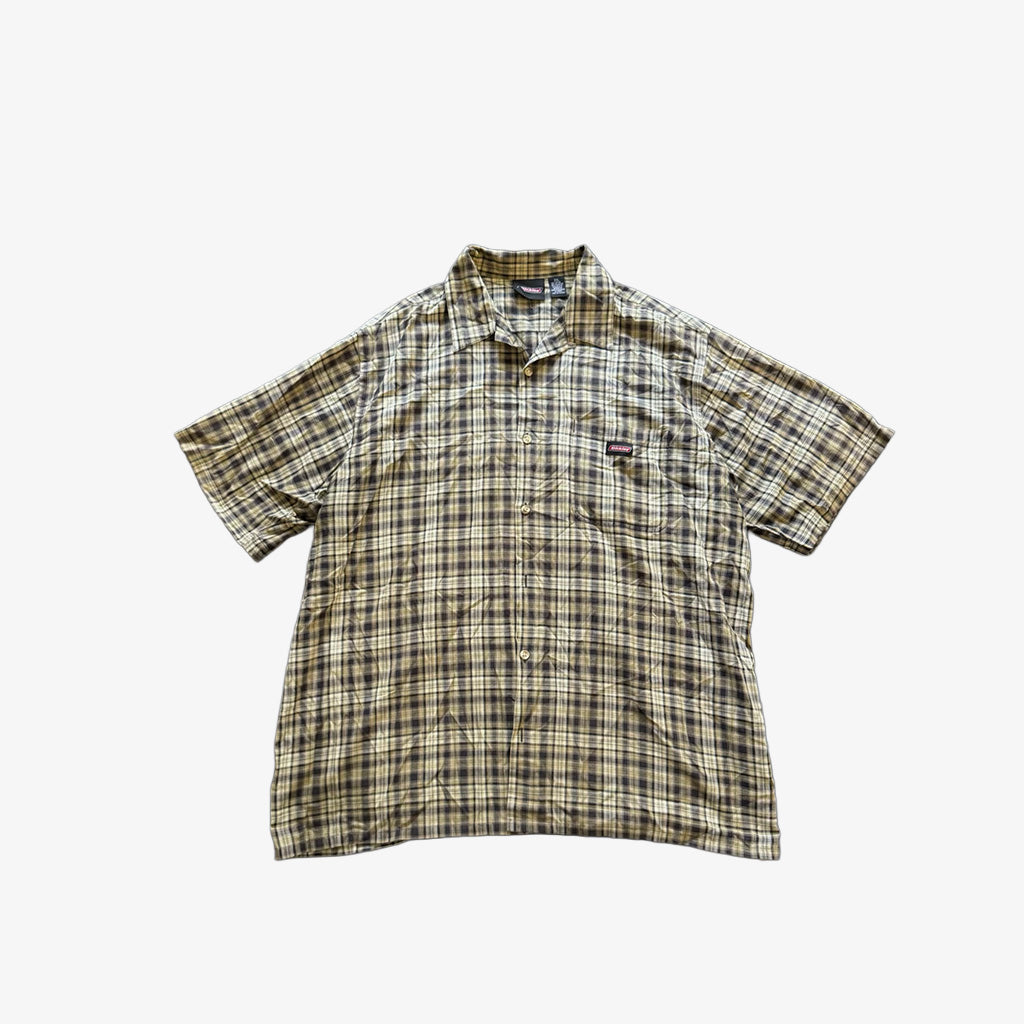 Dickies Plaid Button Up Shirt