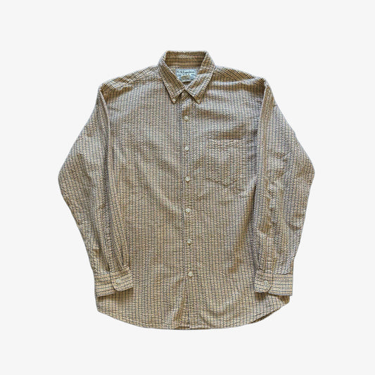 LS Patterned Button Up Shirt
