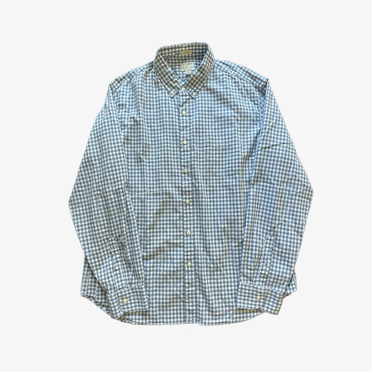 J. Crew Checkered LS Button Up Shirt