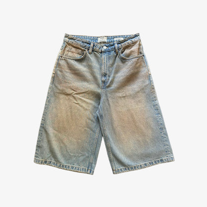 Oversized Denim Shorts