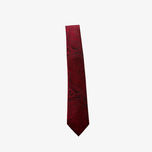 Red Paisley Tie