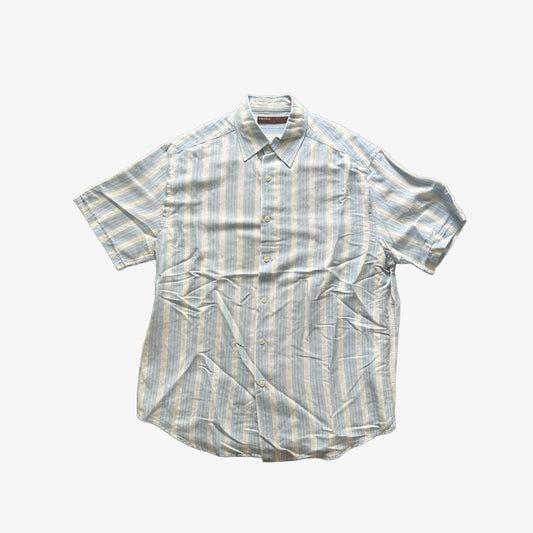 Perry Ellis Lightweight Short Sleeve Button Up Shirt