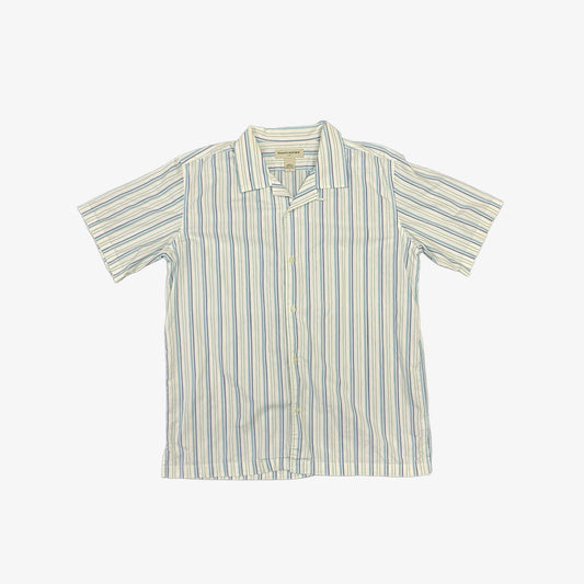 Banana Republic Striped Camp Collar Shirt