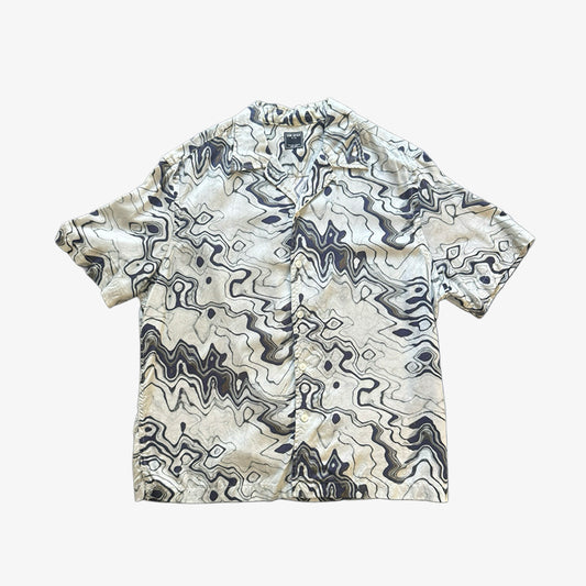 Todd Snyder Graphic Short Sleeve Camp Collar Shirt