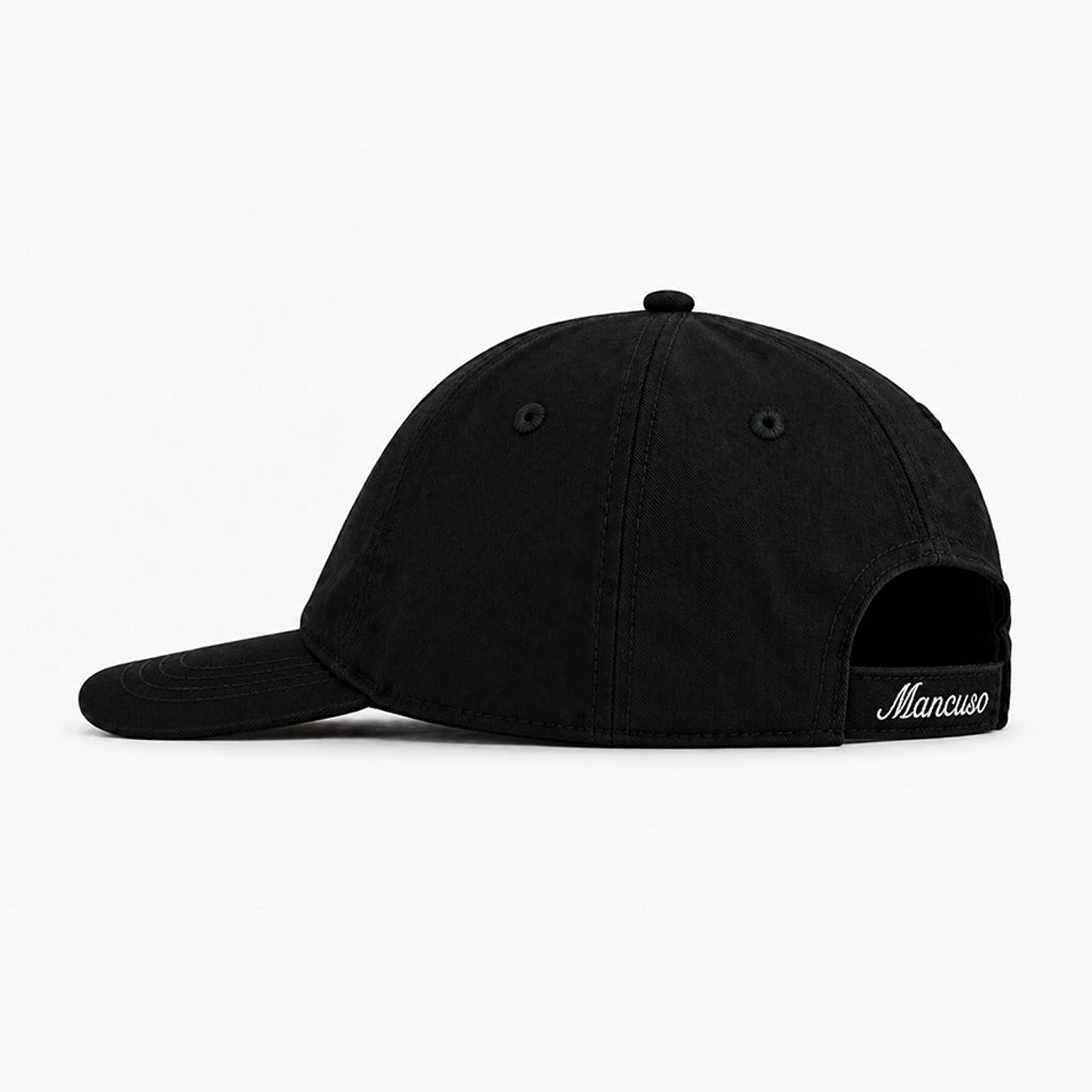 LA Script Velcro Strap Hat In Black