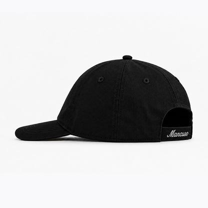 LA Script Velcro Strap Hat In Black