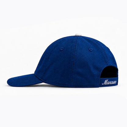 LA Script Velcro Strap Hat In Blue